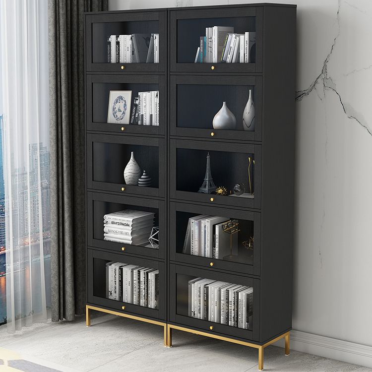 Glam Bookshelf Standard Wooden Shelf Bookcase with Cabinets for Office Clearhalo 'Bookcases' 'furn' 'furn_bookcases' 'Furniture' 'furniture_bookcases' 'Office Furniture' 1200x1200_b038b80a-adb2-409c-98ed-8b8cfb2f5f9e