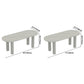 Solid Wood Legs Contemporary Free Form Dining Table Sintered Stone Dining Table for Kitchen Clearhalo ' dining_table' 'Dining Tables & Seating' 'Dining Tables' 'furn' 'furn_dining_table' 'Furniture' 'furniture_dining_table' 'Kitchen & Dining Furniture' 'kitchen&dining_furn' 'kitchen' 'kitchen_dining_table' 1200x1200_b03a904a-964d-4b0e-a962-33c8c45ecd2d