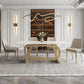 Rectangle Stainless Steel Dining Site Table Luxury Style Dinette Table for Home Clearhalo ' dining_table' 'Dining Tables & Seating' 'Dining Tables' 'furn' 'furn_dining_table' 'Furniture' 'furniture_dining_table' 'Kitchen & Dining Furniture' 'kitchen&dining_furn' 'kitchen' 'kitchen_dining_table' 1200x1200_b03c0c46-2100-462c-85b8-8c4c6fc23789