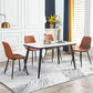 Modern Style Chairs Dining Armless Chair with Metal Legs for Kitchen Clearhalo ' kitchen&dining_furn' 'Dining Chairs' 'Dining Tables & Seating' 'dining_chair' 'furn' 'furn_dining_chair' 'Furniture' 'furniture_dining_chair' 'Kitchen & Dining Furniture' 'kitchen' 1200x1200_b03c325a-0952-47ab-852d-256dc127f97a