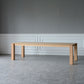Rectangle Pine Wood Table for Restaurant Modern Dining Table with 4 Legs