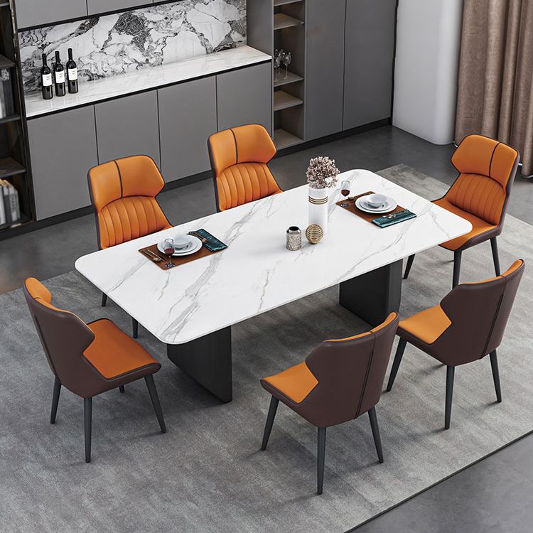 Modern 1/2/5/7 Pieces Dining Set Sintered Stone Kitchen Furniture Set /Separate Items Clearhalo 'Dining Room Sets' 'Dining Tables & Seating' 'dining_room_set' 'furn' 'furn_dining_room_set' 'Furniture' 'furniture_dining_room_set' 'Kitchen & Dining Furniture' 'kitchen&dining_furn' 'kitchen' 1200x1200_b03d4e6b-19bf-42ce-8f78-942345bc9615