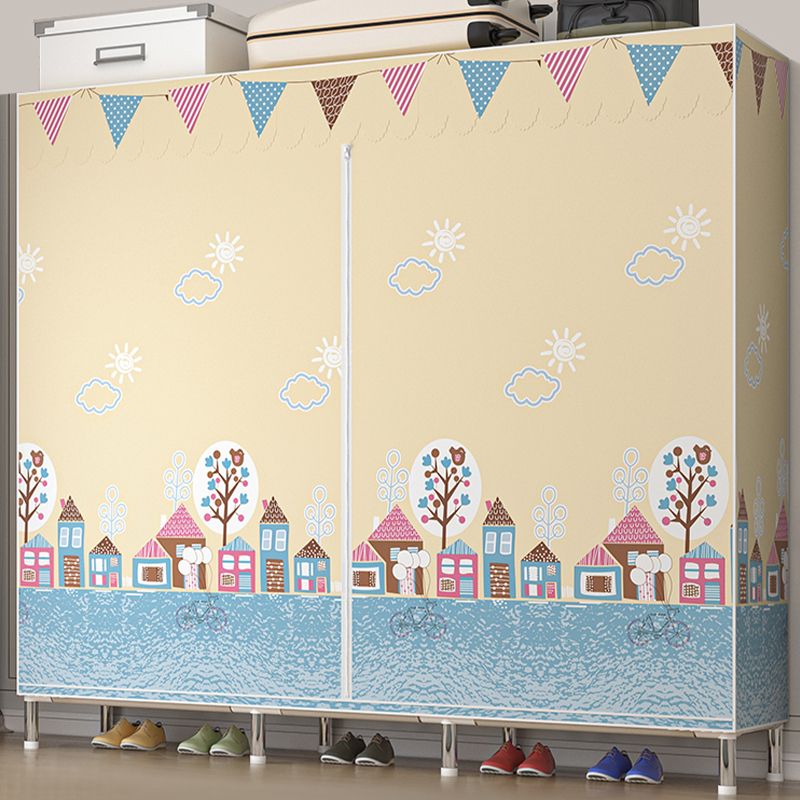 Armoire à cadre en métal Armoire de style contemporain garde-robe