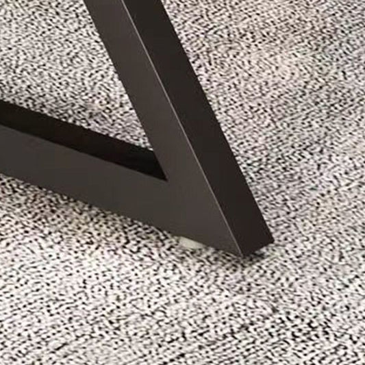 Zeitgenössischer Schreibtisch Antiquen Finish Computertisch mit Metallbeinen