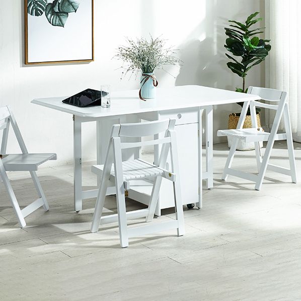 Mid-Century Modern Dining Room Table Rubberwood Solid Wood Table with Wood Base Clearhalo ' dining_table' 'Dining Tables & Seating' 'Dining Tables' 'furn' 'furn_dining_table' 'Furniture' 'furniture_dining_table' 'Kitchen & Dining Furniture' 'kitchen&dining_furn' 'kitchen' 'kitchen_dining_table' 1200x1200_b03fb90a-70af-42d3-96d7-8084e2bf275a