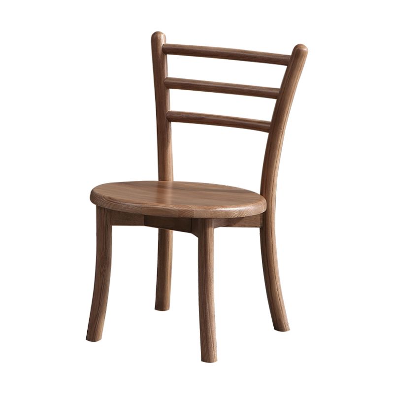Contemporary Style Wooden Dining Chair Kitchen Dining Armless Side Chairs