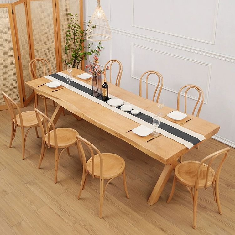 Modern 1/2/5/9 Pieces Dining Set Solid Wood Dining Furniture Set /Separate Items Clearhalo 'Dining Room Sets' 'Dining Tables & Seating' 'dining_room_set' 'furn' 'furn_dining_room_set' 'Furniture' 'furniture_dining_room_set' 'Kitchen & Dining Furniture' 'kitchen&dining_furn' 'kitchen' 1200x1200_b043ded4-5f25-4b2e-a844-eb247852f7ee