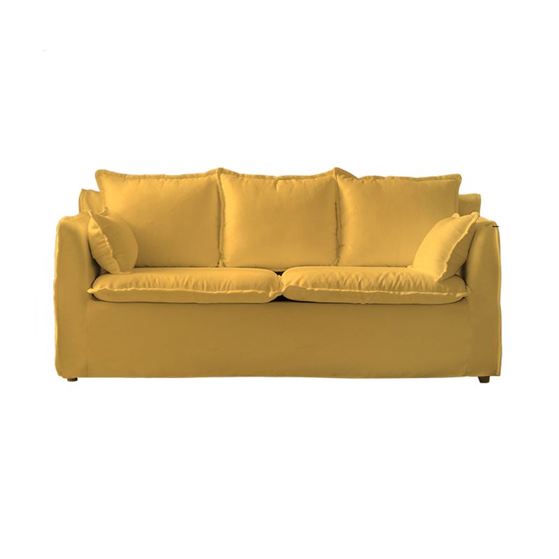 Modern Fabric Sofa 30.3"W with Sofa Flared Arm with Bolster Pillows for Living Room Clearhalo 'furn' 'furn_sofas' 'Furniture' 'furniture_sofas' 'Living Room Furniture' 'Sofa' 'sofas' 1200x1200_b044d003-f91f-4eb8-81f6-fbd49aea4953