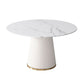 Sintered Stone White Table for Restaurant Luxury Round Dining Table with Pedestal Base Clearhalo 'Dining Tables & Seating' 'Dining Tables' 'dining_table' 'furn' 'furn_dining_table' 'Furniture' 'furniture_dining_table' 'Kitchen & Dining Furniture' 'kitchen' 'kitchen_dining_table' 1200x1200_b04b6ad7-e04a-4453-9c32-381bb2a322fa
