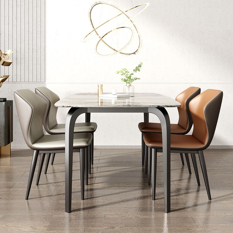 Tavolo da pranzo rettangolo tavolo da pranzo industriale con cornice nera