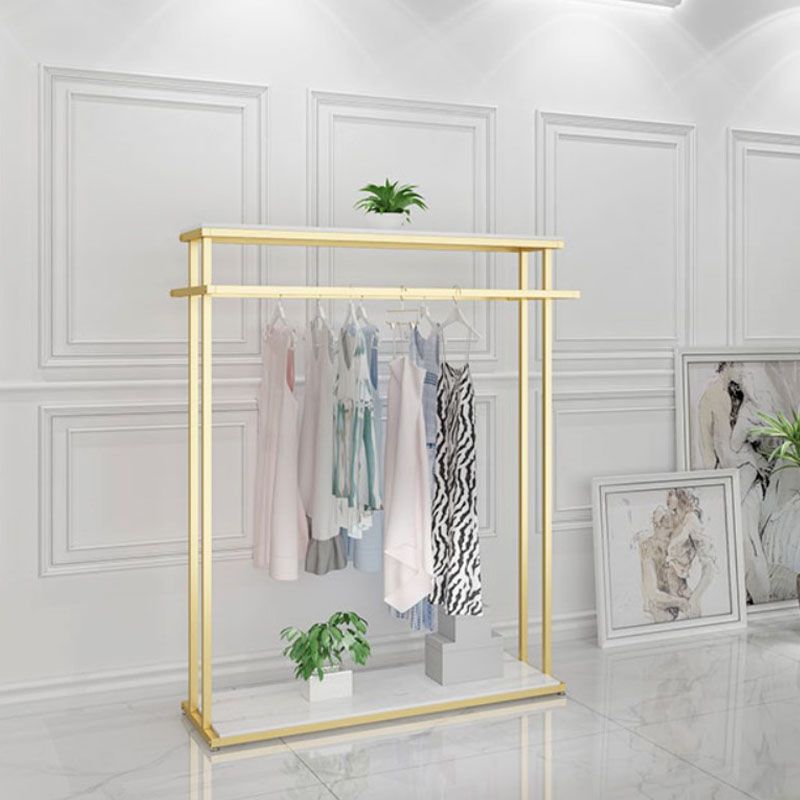Light Luxury Coat Hanger Entry Hall Tree Iron Standing Coat Rack Clearhalo 'Entry & Mudroom Furniture' 'furn' 'furn_hall_tree_coat_racks' 'Furniture' 'Hall Trees & Coat Racks' 'hall_tree_coat_racks' 1200x1200_b04e772d-b72b-4abf-ad4e-9db2ac9b0734