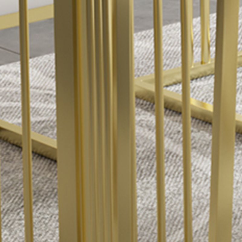 Glam 1/2/5/6/7 Pieces Gold Dinette Set with Sintered Stone Top Rectangle Dining Table Set Clearhalo 'Dining Room Sets' 'Dining Tables & Seating' 'dining_room_set' 'furn' 'furn_dining_room_set' 'Furniture' 'furniture_dining_room_set' 'Kitchen & Dining Furniture' 1200x1200_b04f4b22-a5c1-46ab-9bb6-44ead7b300d2