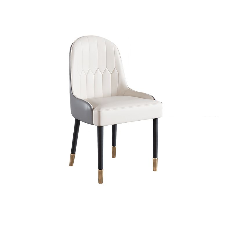 Glam Iron Dinette Set 1/2/5/6 Pieces Rectangle White Sintered Stone Top Dining Table Set Clearhalo 'Dining Room Sets' 'Dining Tables & Seating' 'dining_room_set' 'furn' 'furn_dining_room_set' 'Furniture' 'furniture_dining_room_set' 'Kitchen & Dining Furniture' 1200x1200_b04ff7c0-2070-4ea3-9f4c-baf643994630