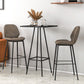 Modern 1/3/4 Pieces Bar Table Set Square Iron Counter Table with High Stools for Kitchen Clearhalo 'Bar Furniture' 'furn' 'furn_home_bar_bar_sets' 'Furniture' 'Home Bars & Bar Sets' 'home_bar_bar_sets' 'Kitchen & Dining Furniture' 1200x1200_b051e5cf-af69-4a8d-a133-9d8efddbb67b
