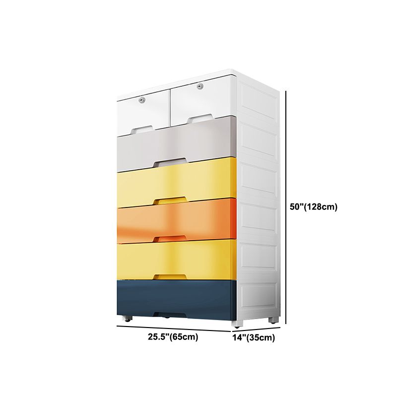 Kleiderschrank im zeitgenössischen Stil Kunststoff Schlafzimmer Kleiderschrank mit Schubladen