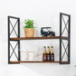 Industrial Style WoodBookshelf Wall Mounted Shelf Bookcase for Home Clearhalo 'Bookcases' 'furn' 'furn_bookcases' 'Furniture' 'furniture_bookcases' 'kitchen' 'kitchen_bookcases' 'Living Room Furniture' 'Office Furniture' 1200x1200_b053f293-f05e-4f26-82d0-72be45408fd9