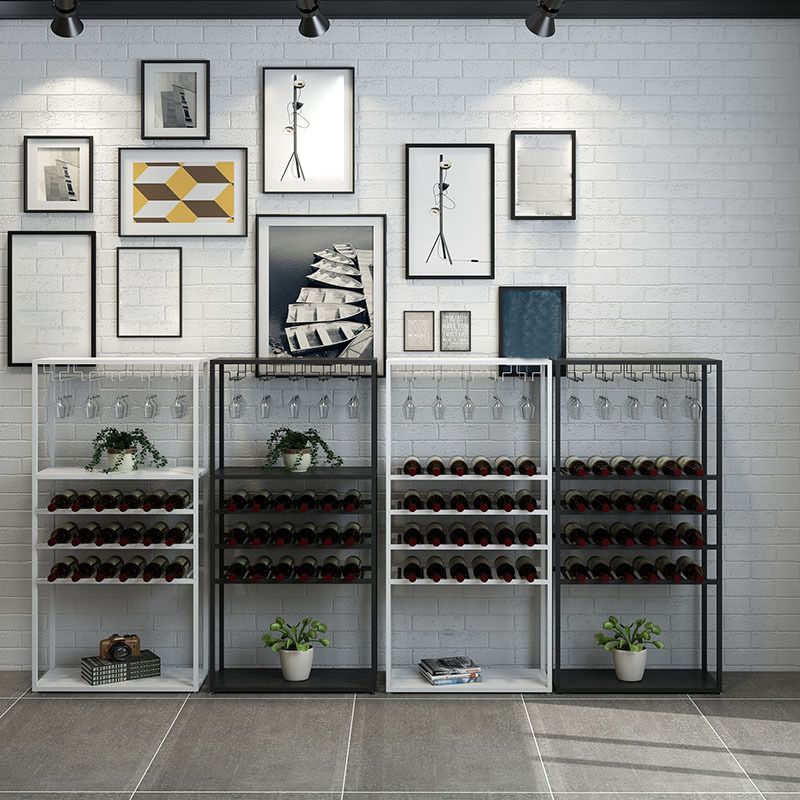 Botella de vino independiente y rejilla de vinos industrial