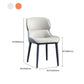 Modern Simple Side Chair Faux Leather Dining Chair for Living Room