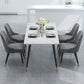 Stone Top Rectangle Dinette Table Traditional Luxury Metal Tripod Base Dining Table Clearhalo 'Dining Tables & Seating' 'Dining Tables' 'dining_table' 'furn' 'furn_dining_table' 'Furniture' 'furniture_dining_table' 'Kitchen & Dining Furniture' 'kitchen' 'kitchen_dining_table' 1200x1200_b056b828-61ac-433d-a042-a680e43566e8