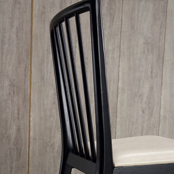 Modern Dining Side Chair 16.5'' Wide Wood Slat Back Chair for Home Use Clearhalo ' kitchen&dining_furn' 'Dining Chairs' 'Dining Tables & Seating' 'dining_chair' 'furn' 'furn_dining_chair' 'Furniture' 'furniture_dining_chair' 'Kitchen & Dining Furniture' 'kitchen' 1200x1200_b057ce4f-9f08-4542-80c9-beb465acb195
