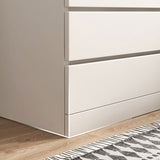 16,1 "coffre de rangement en bois de large poitrine de lingerie contemporaine pour chambre à coucher