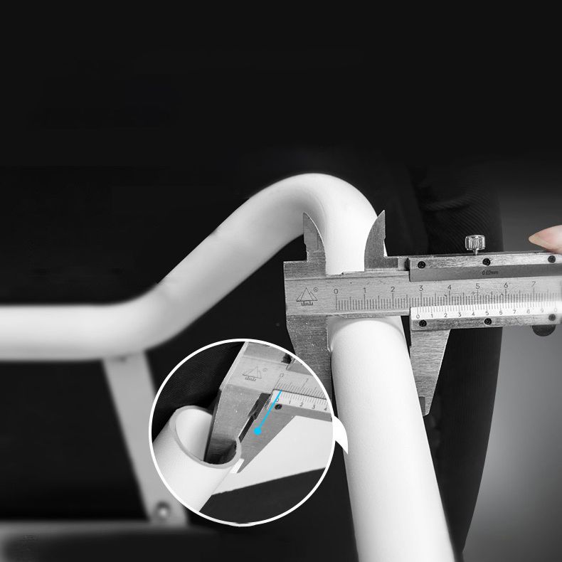 Sedia moderna girevole nessuna braccia fissa angosciante sedia da ufficio traspirante a griglia