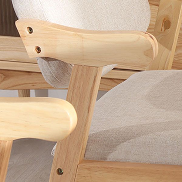 Contemporary Wood Dining Room Chair Open Back Single Dining Side Chair Clearhalo ' kitchen&dining_furn' 'Dining Chairs' 'Dining Tables & Seating' 'dining_chair' 'furn' 'furn_dining_chair' 'Furniture' 'furniture_dining_chair' 'Kitchen & Dining Furniture' 'kitchen' 1200x1200_b05ed33a-3b51-472e-8027-7bb89ae43791