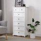 12" W Solid Wood Lingerie Chest Vertical Storage Chest with Drawers Clearhalo 'Bedroom Furniture' 'Dressers & Chests' 'dressers_chests' 'furn' 'furn_dressers_chests' 'Furniture' 1200x1200_b063cc07-868d-478b-b96f-e604fcffa8a4