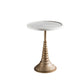 Pedestal Round Side End Table Rustic Distressed Side End Table