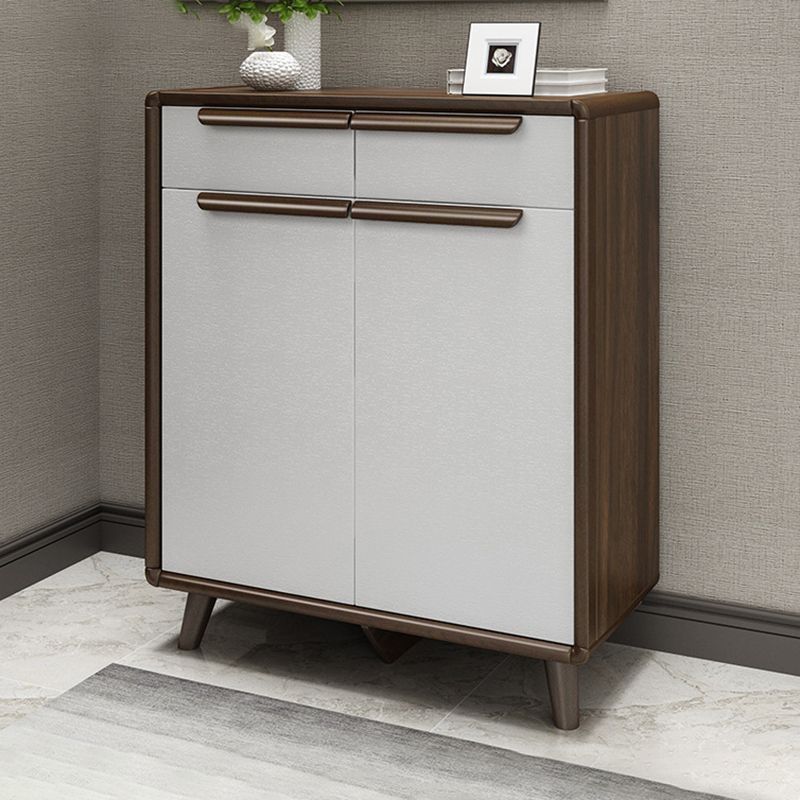 Industriële houten accentkastbar trekt rechte benen kast