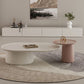 Elliptical Pedestal Coffee Table Set Modern 47.2" W Cocktail Table Clearhalo 'Coffee & Accent Tables' 'Coffee Tables' 'coffee_tables' 'furn' 'furn_coffee_tables' 'Furniture' 'Living Room Furniture' 1200x1200_b06aa033-1b2c-42f2-ae60-b091b6fdff9a