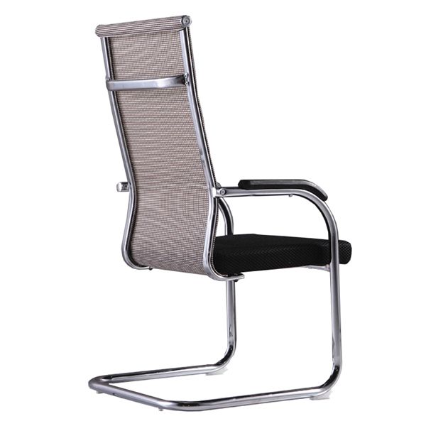 Modern Style Microfiber Office Chair Chrome Metal Base Desk Chair Clearhalo 'furn' 'furn_office_chair' 'Furniture' 'Office Chairs' 'Office Furniture' 'office_chair' 1200x1200_b06d5b85-b180-45f2-8214-a40ce8328fb0