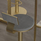 Contemporary Counter Height Pub Set 1/3/5 Pcs Bar Table and Stools with Metal Frame