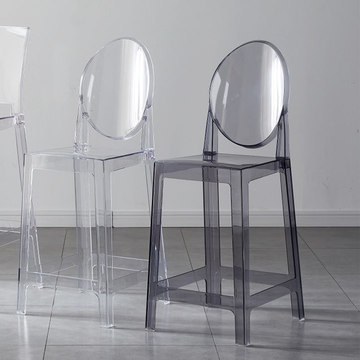 Modern Armless Backrest Counter Stool Plastic Kitchen Bar Stool with Plastic Seat Clearhalo 'Bar Furniture' 'Bar Stools' 'bar_stools' 'furn' 'furn_bar_stools' 'furniture_bar_stools' 'Kitchen & Dining Furniture' 'kitchen&dining_furn' 'kitchen' 'kitchen_furn' Furniture' 1200x1200_b070ef46-39b9-4832-89f0-7983fe8eec3b