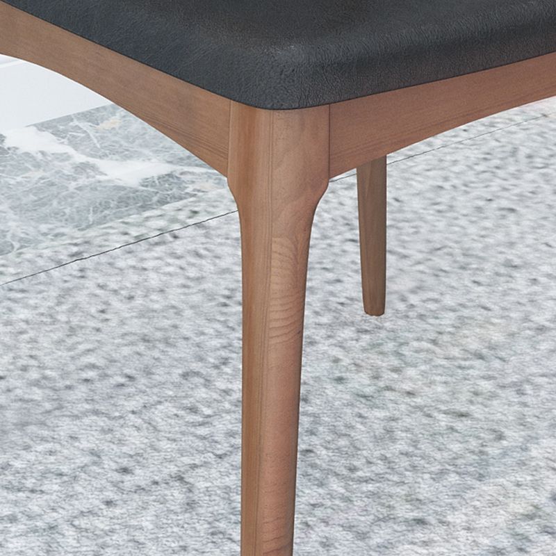 Entryway Dining Chairs Armless Wooden Dining Room Chairs for Kitchen Clearhalo 'Dining Chairs' 'Dining Tables & Seating' 'dining_chair' 'furn' 'furn_dining_chair' 'Furniture' 'furniture_dining_chair' 'Kitchen & Dining Furniture' 1200x1200_b07132d7-8368-4c06-b857-8961acf60d5f