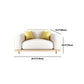 Contemporary White Cushions Standard Square Arm Slipcovered Sofa