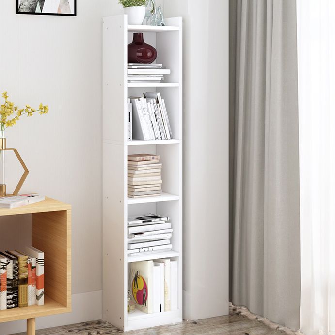 Estantería de madera cerrada estantería de esquina de casa minimalista moderna