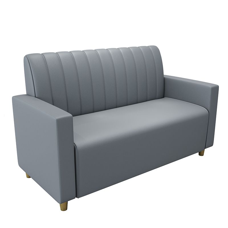 47.27"D x 25.59"W x 33.46"H Contemporary Glam 2-seat Sofa for Restaurant Clearhalo 'furn' 'furn_sofas' 'Furniture' 'furniture_sofas' 'kitchen' 'kitchen_sofas' 'Living Room Furniture' 'Sofa' 'sofas' 1200x1200_b07ab5bb-f767-4d28-bbd3-9c053cd98fc7