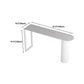 Freiform-Stehtisch-Set, 1/3/5-teilig, Bartisch und Hocker mit weißem Metallsockel