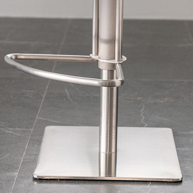 Tabouret de comptoir rembourré moderne tabouret de bar à hauteur avec repose-pieds