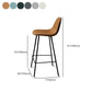 Industrial Style Bar-stool Iron Legs Counter Stool for Kitchen Bar Clearhalo 'Bar Furniture' 'Bar Stools' 'bar_stools' 'furn' 'furn_bar_stools' 'furniture_bar_stools' 'Kitchen & Dining Furniture' 'kitchen&dining_furn' 'kitchen' 'kitchen_furn' Furniture' 1200x1200_b08172b5-450a-4b38-887b-aeef74e45f35