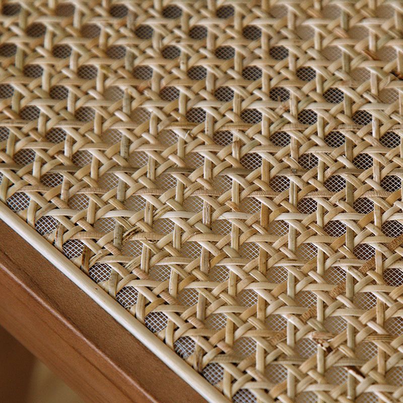 Chaise de bras en bois massif de style nordique pour salle à manger, 17 "