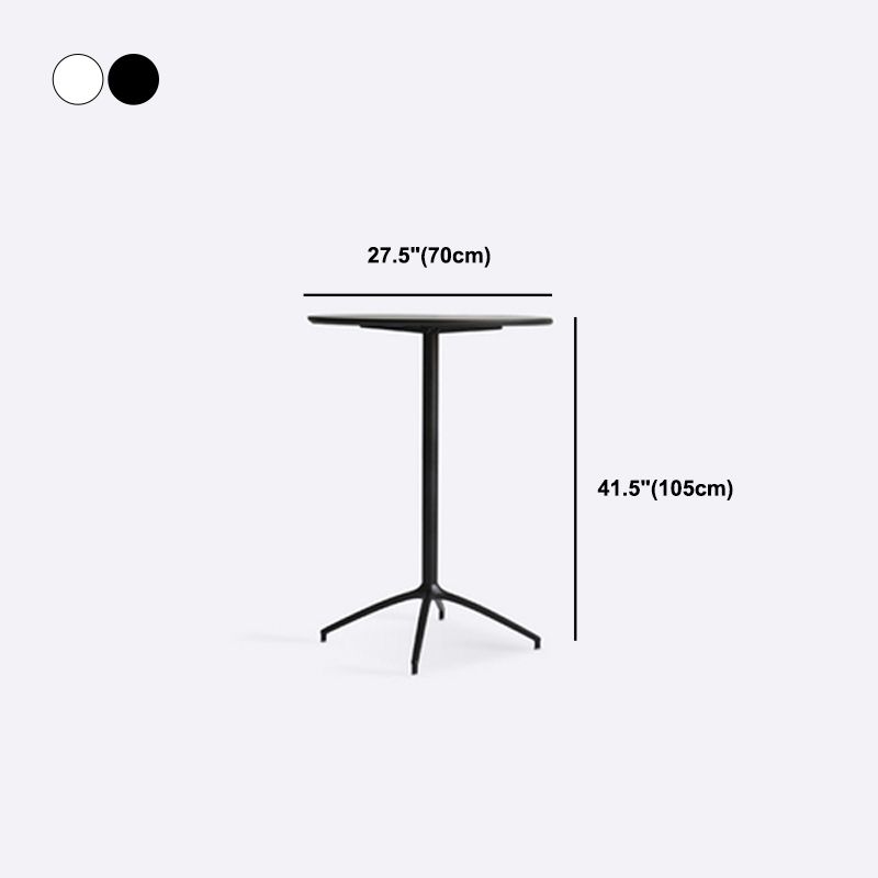 Industrial Round Bar Counter Table Dining Wooden Counter Table for Restaurant Clearhalo 'Bar Furniture' 'Bar Tables' 'bar_tables' 'Furniture' 'furniture_bar_tables' 'Kitchen & Dining Furniture' 1200x1200_b086801d-bc6c-49f6-9df2-2bc4bf6a81cd
