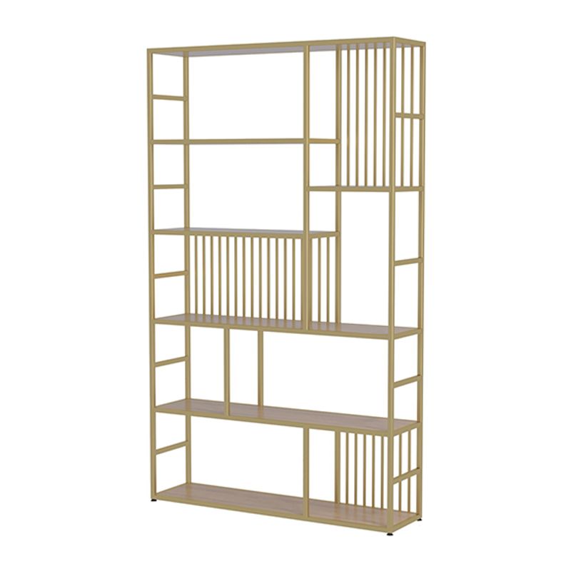 Manufactured Wood Shelf Etagere Bookshelf Modern Iron Frame Bookshelf for Office Clearhalo 'Bookcases' 'furn' 'furn_bookcases' 'Furniture' 'furniture_bookcases' 'kitchen' 'kitchen_bookcases' 'Living Room Furniture' 'Office Furniture' 1200x1200_b08b37a1-d0e3-4d4a-b502-69591c52bae2