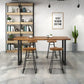 Modern Rectangle Solid Wood Bar Table Set 1/5/6 Pieces Counter Table with Backless Stools Clearhalo 'Bar Furniture' 'furn' 'furn_home_bar_bar_sets' 'Furniture' 'Home Bars & Bar Sets' 'home_bar_bar_sets' 'Kitchen & Dining Furniture' 1200x1200_b08e8398-23be-4f5b-bd27-51aa53bf4836