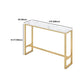 Glam Juego de mesa de bar de 1/4 piezas, mesa rectangular de piedra con taburetes altos para balcón
