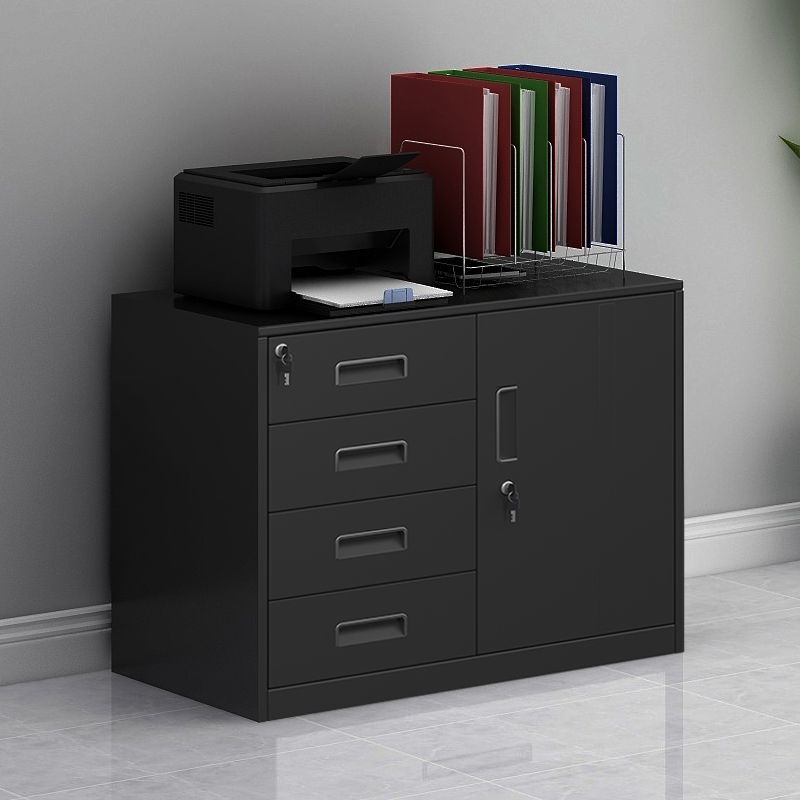 Contemporary Style Lateral Filing Cabinet Metal Filing Cabinet with Locking Storage Clearhalo 'Filing Cabinets' 'filling_cabinets' 'furn' 'furn_filling_cabinets' 'Furniture' 'Office Furniture' 1200x1200_b08fbf2b-5d0f-4929-948d-b929559d8ee4
