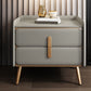 Solid Wood Bedside Cabinet Modern Bed Nightstand with 2 Drawers
