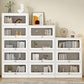 Modern Engineered Wood Bookshelf Standaard gesloten achterste boekenkast met deuren