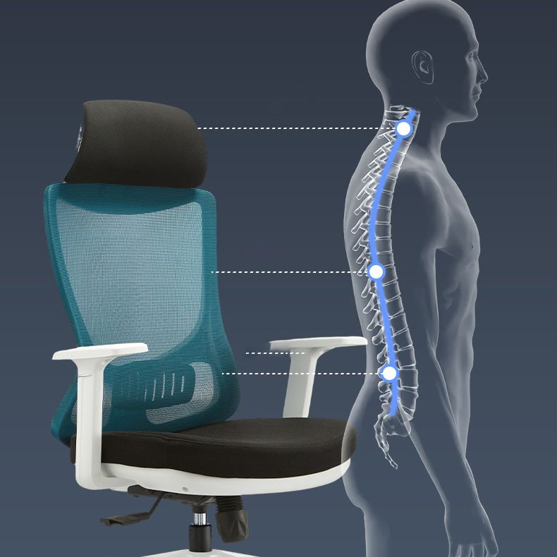 Modern Fixed Arms Chair Tilt Mechanism No Distressing Ergonomic Desk Chair Clearhalo 'furn' 'furn_office_chair' 'Furniture' 'Office Chairs' 'Office Furniture' 'office_chair' 1200x1200_b093af67-9480-40b8-bdc1-b4cf31b2e48a